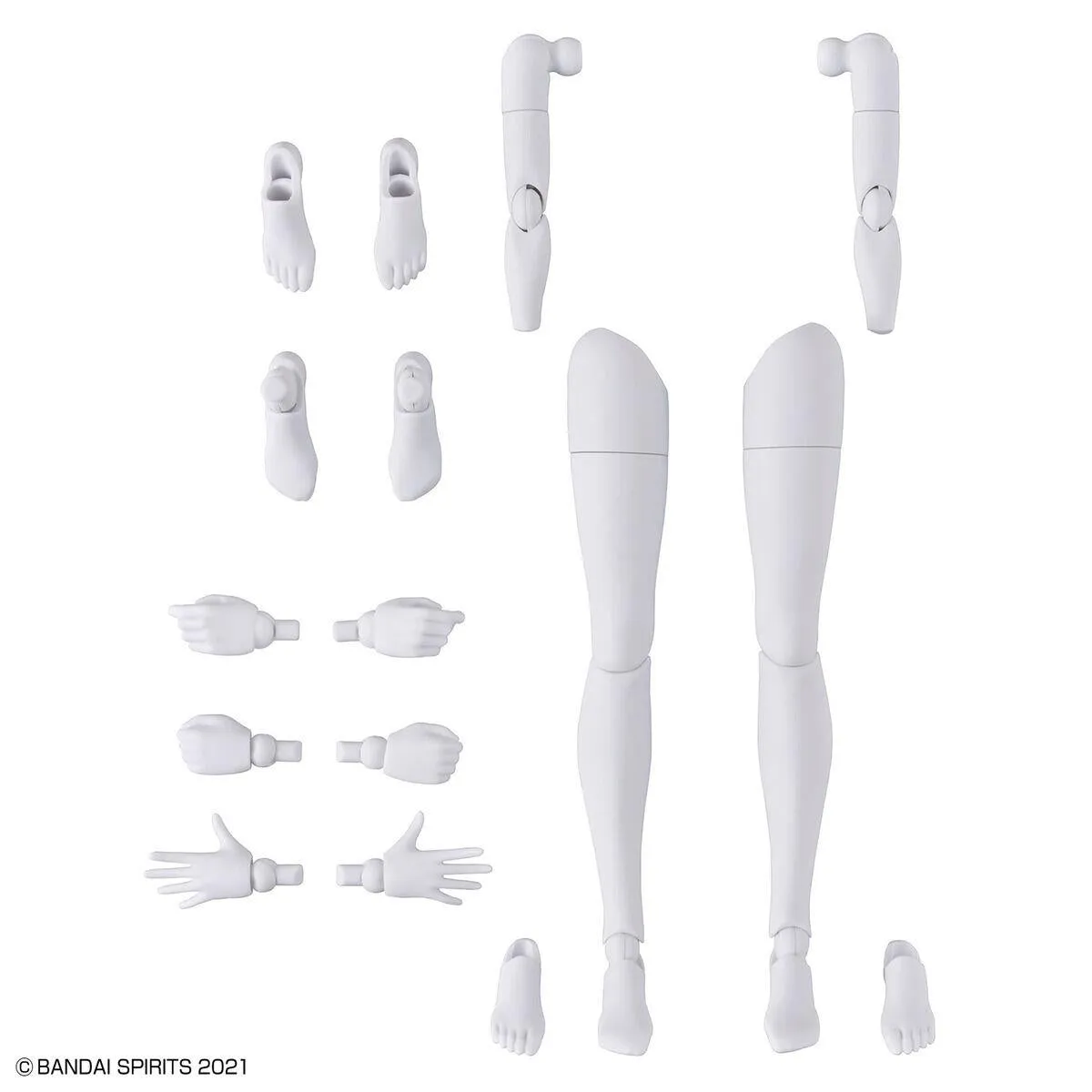 30 Minutes Sisters: Option Body Parts Arm & Leg Parts [White/Black]