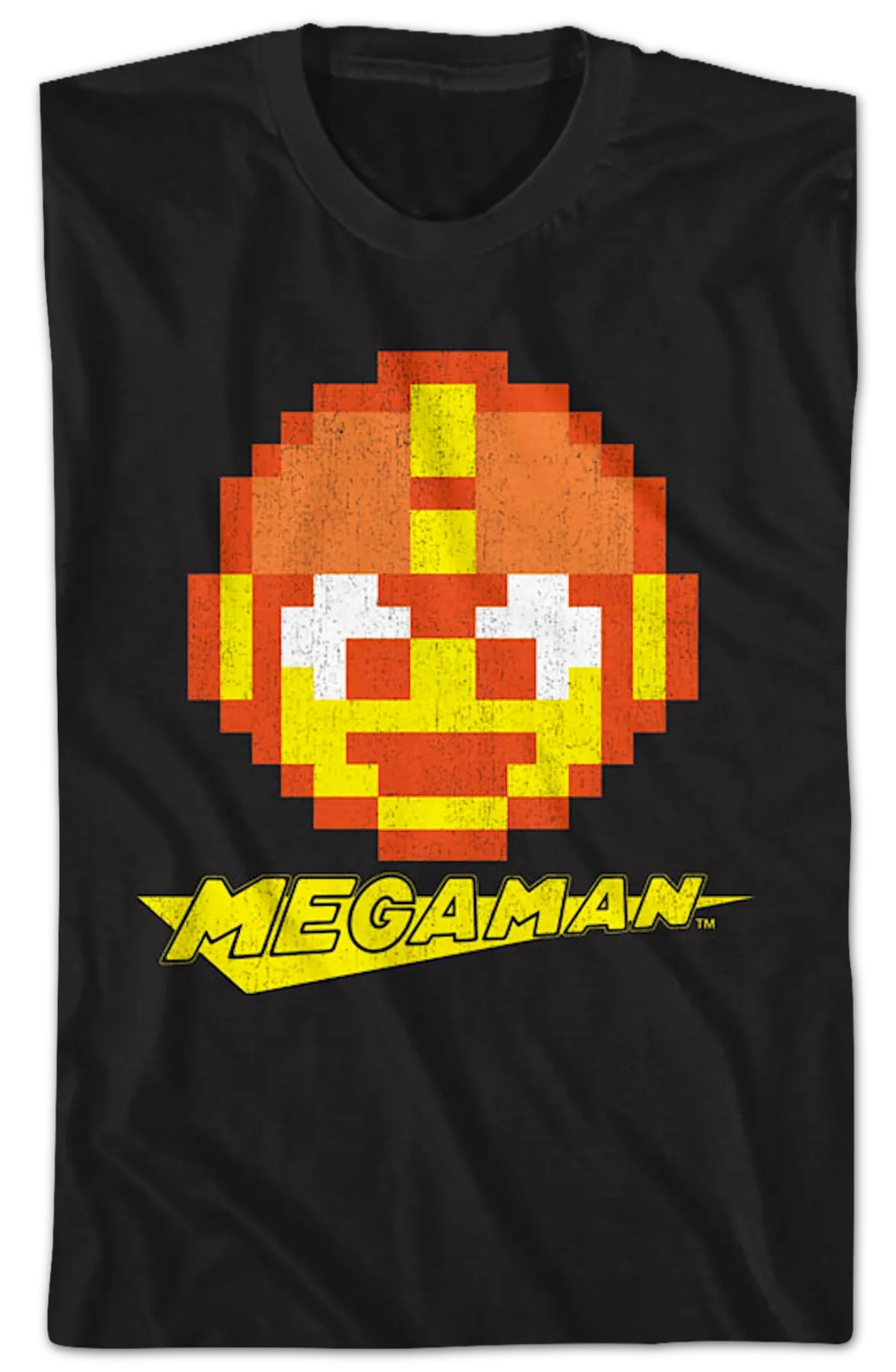 8-Bit Head Shot Mega Man T-Shirt