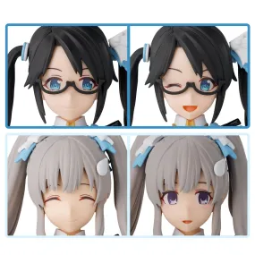 Bandai 30 Minutes Sisters 30MS The Idolmaster: Shiny Colors Option Hair Style & Face Parts (Yuika Mitsumine & Kiriko Yukoku) Accessory Model Kit