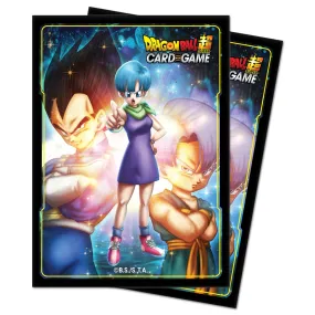 Bulma, Vegeta, and Trunks Standard Size Deck Protector Sleeves (65ct) for Dragon Ball Super