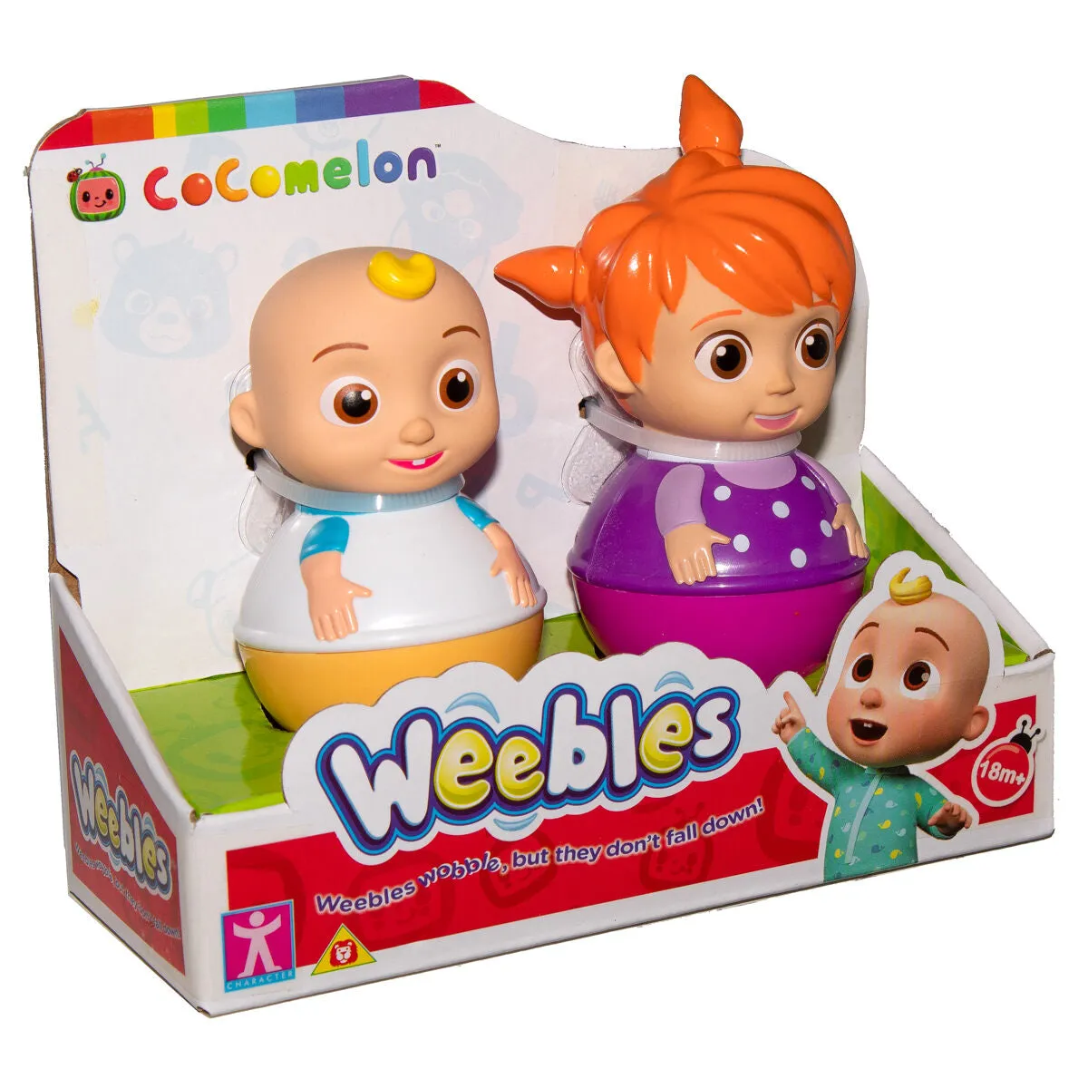 CoComelon Weebles Figure Twin Pack (styles vary)