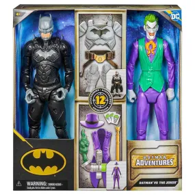 DC Batman Vs The Joker 30cm Action Figure Set