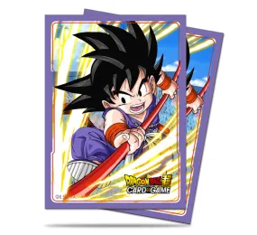 Explosive Spirit Son Goku Standard Deck Protector Sleeves (65ct) for Dragon Ball Super