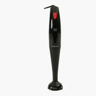 mellerware stick blender plastic black single speed 200w "robot 200"