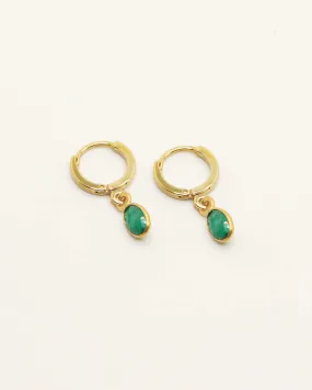 Nilaï Gaia Earrings - Emerald