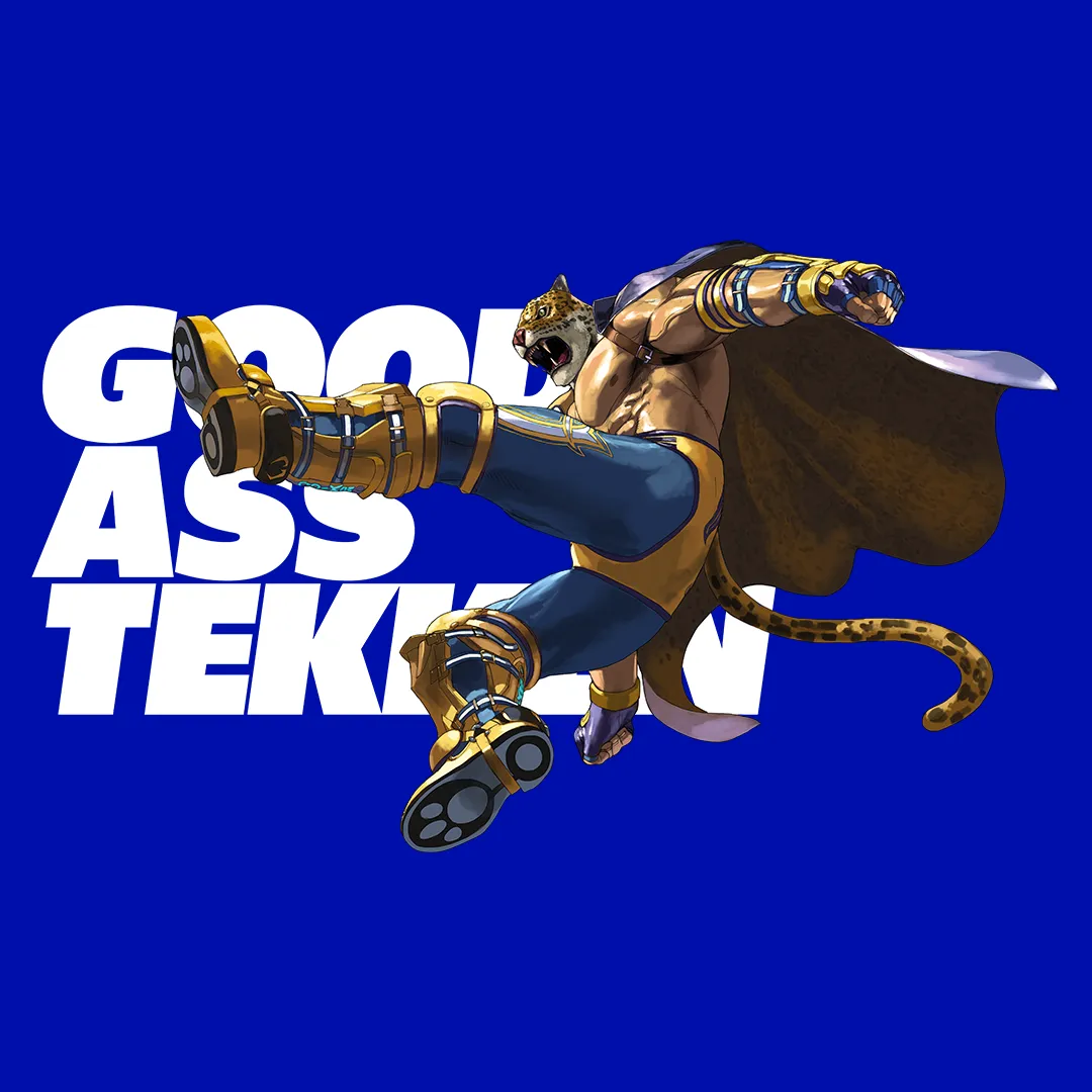 TEKKEN 'GOOD ASS TEKKEN King' T-Shirt - Blue